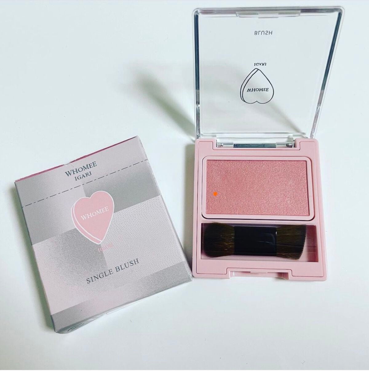 フーミー シングルブラッシュ/WHOMEE/パウダーチークを使ったクチコミ(1枚目)