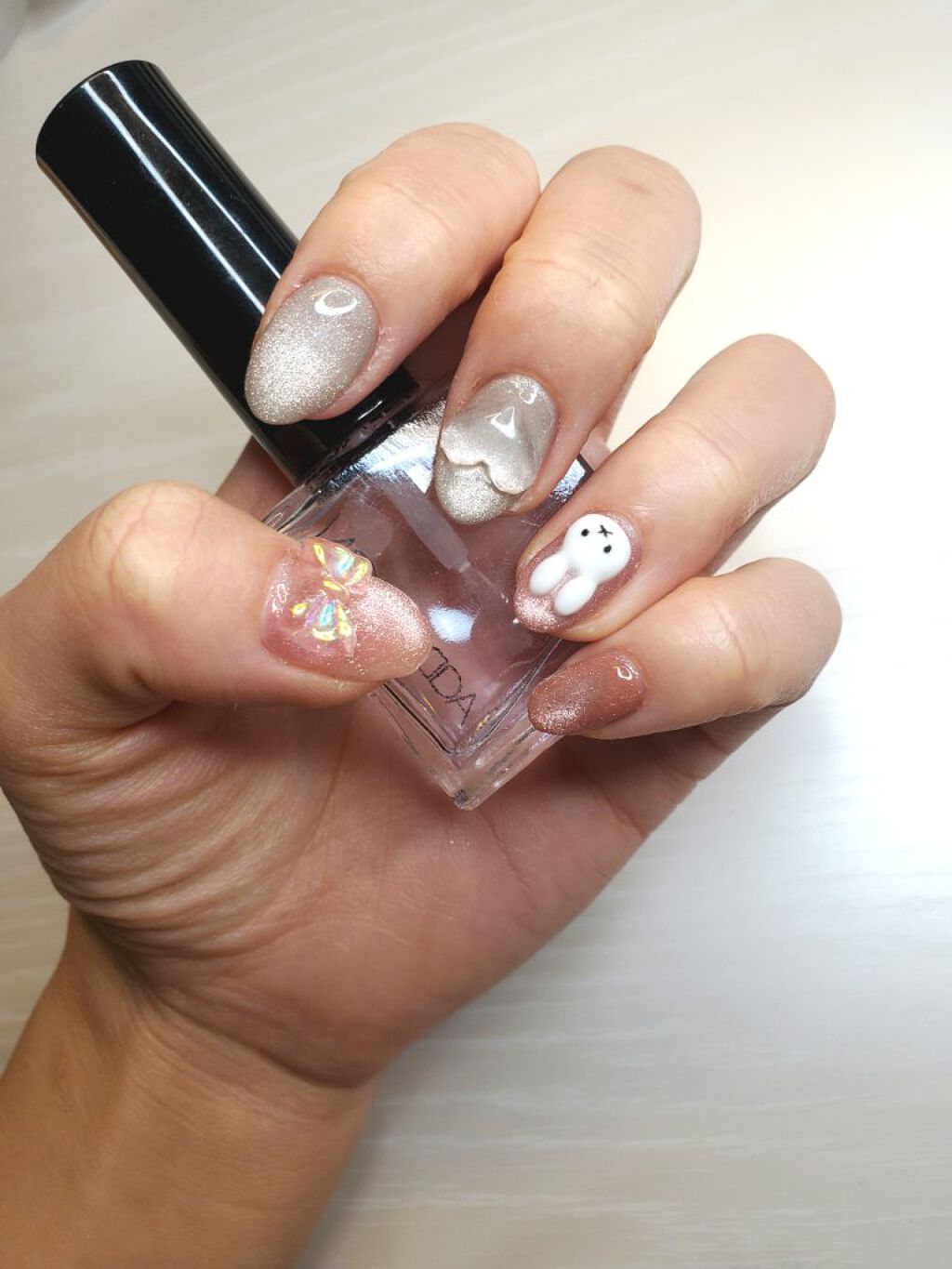 マグネットジェル/NAILTOWN/ジェルネイルを使ったクチコミ（2枚目）