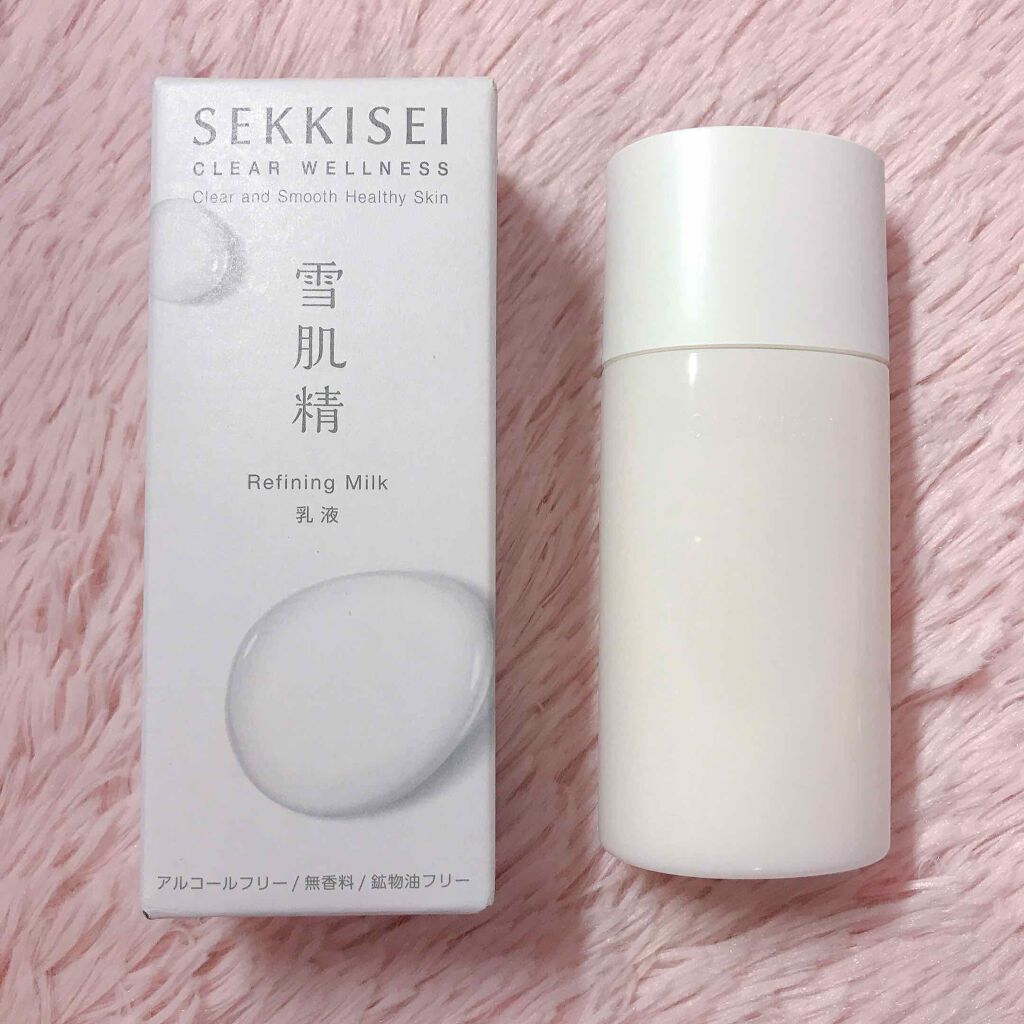 クリアウェルネス リファイニング ミルク/雪肌精/乳液を使ったクチコミ（3枚目）