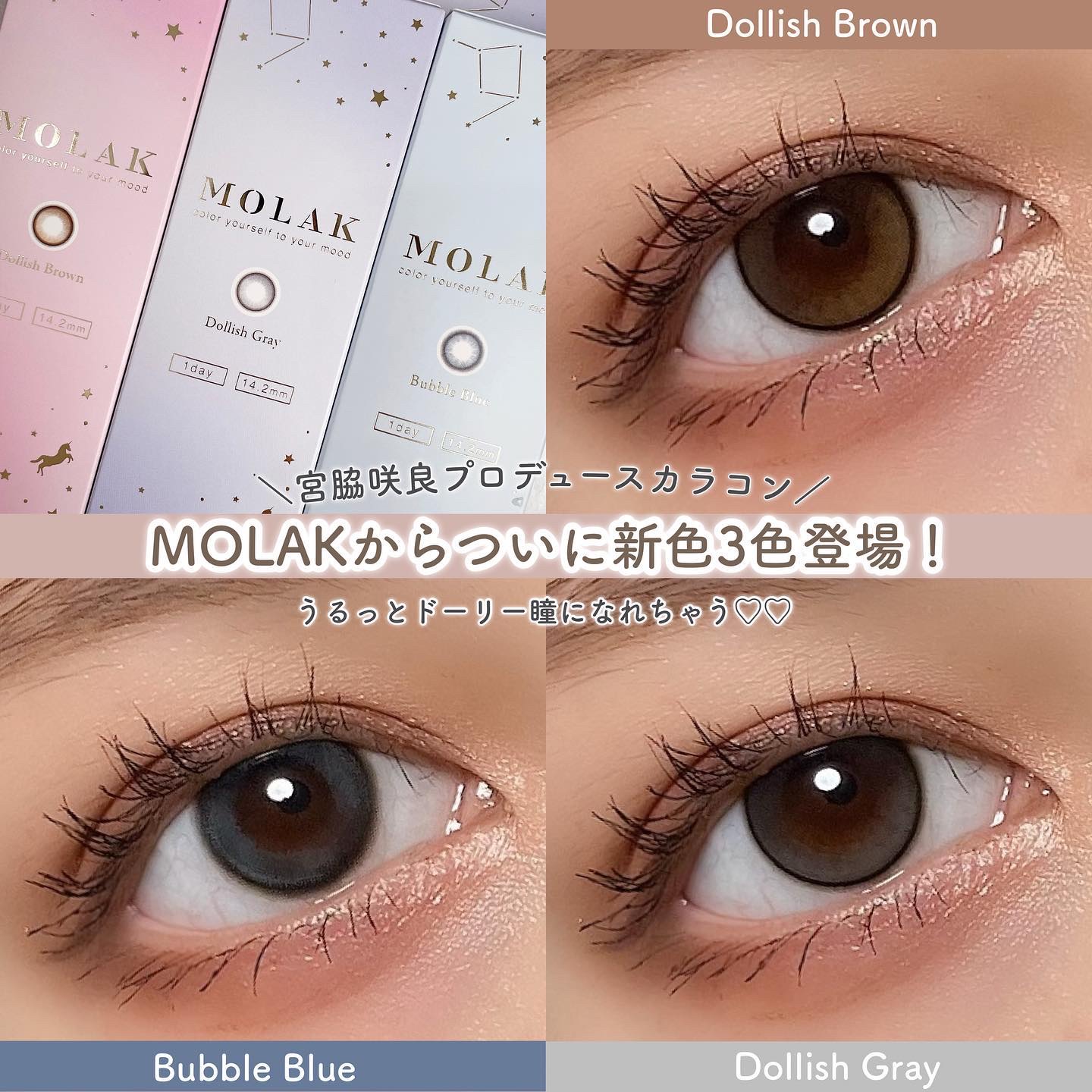 MOLAK 1month/MOLAK/１ヶ月（１MONTH）カラコンを使ったクチコミ（1枚目）