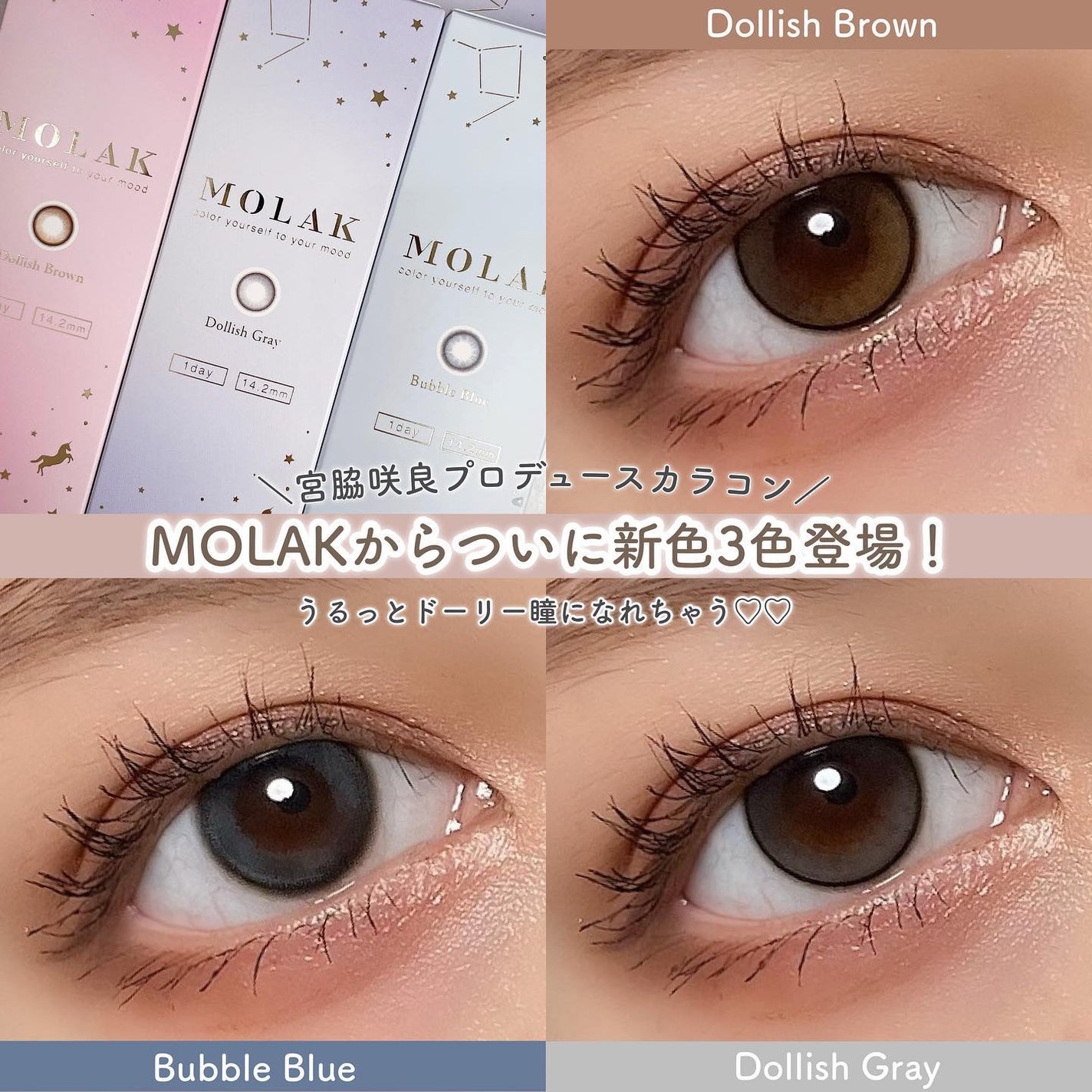 MOLAK 1day/MOLAK/ワンデー(1DAY)カラコンを使ったクチコミ(1枚目)