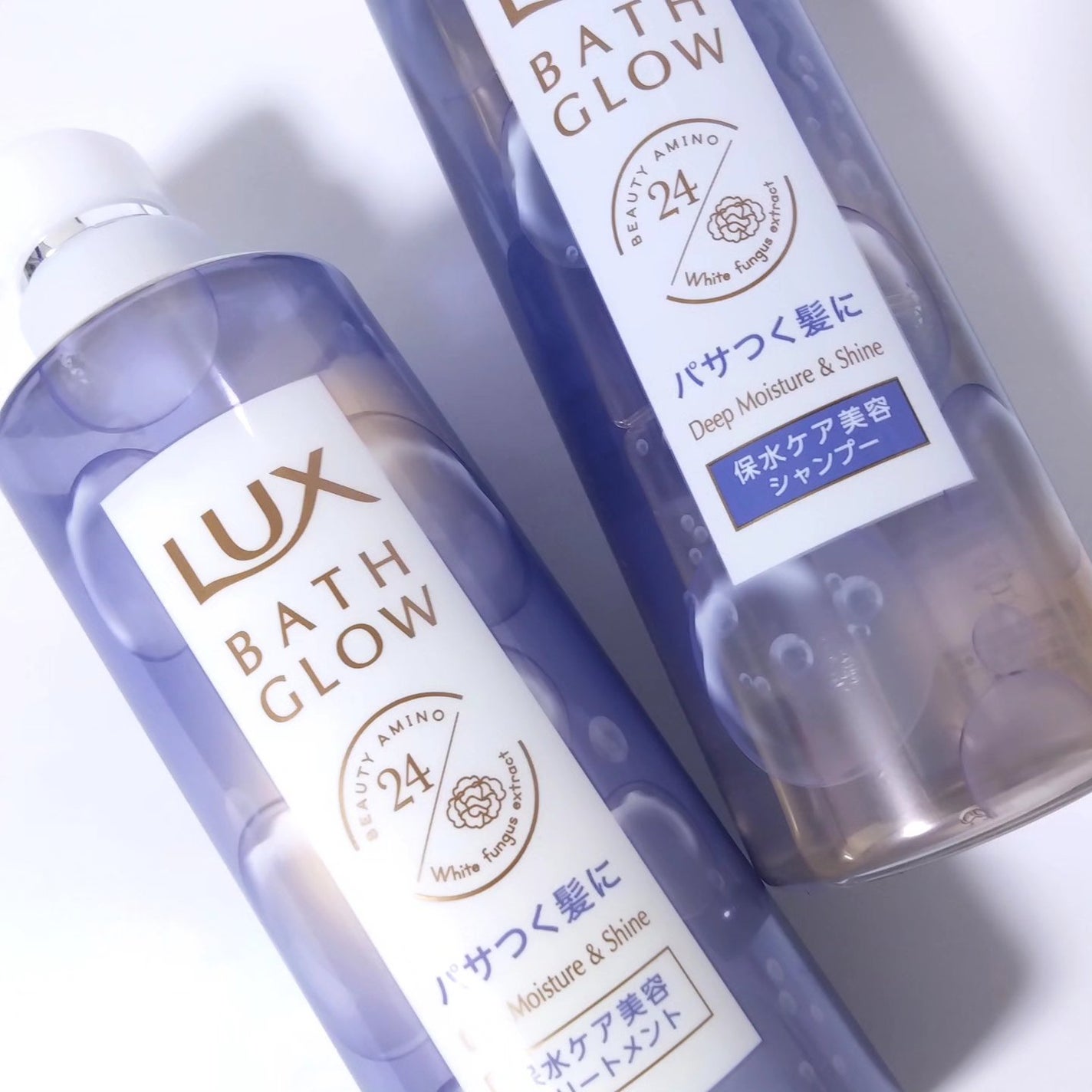 バスグロウ ディープモイスチャー&シャイン シャンプー/トリートメント/LUX/市販シャンプーを使ったクチコミ(1枚目)
