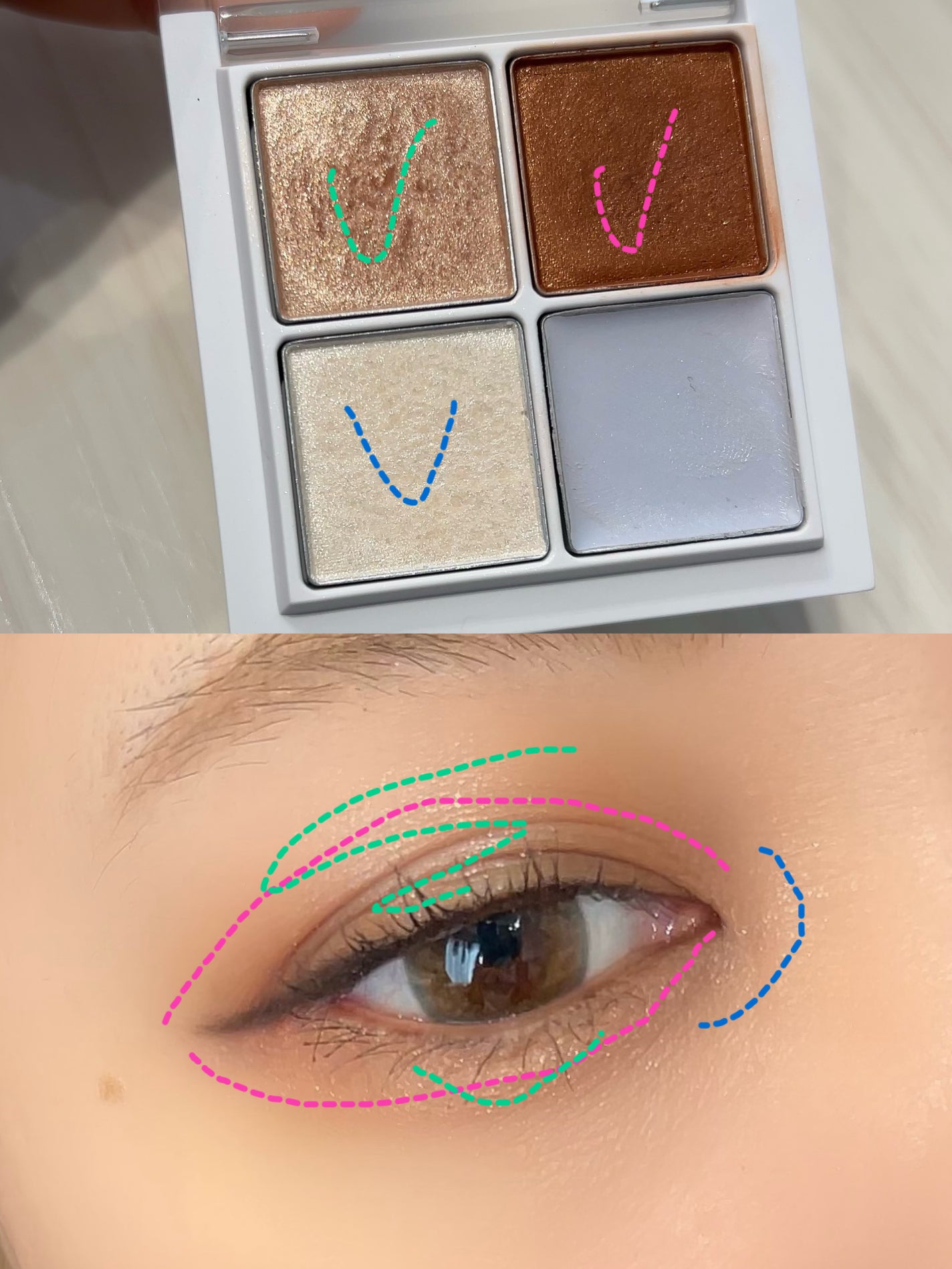 クリーミータッチライナー/キャンメイク/ジェルアイライナーを使ったクチコミ(4枚目)