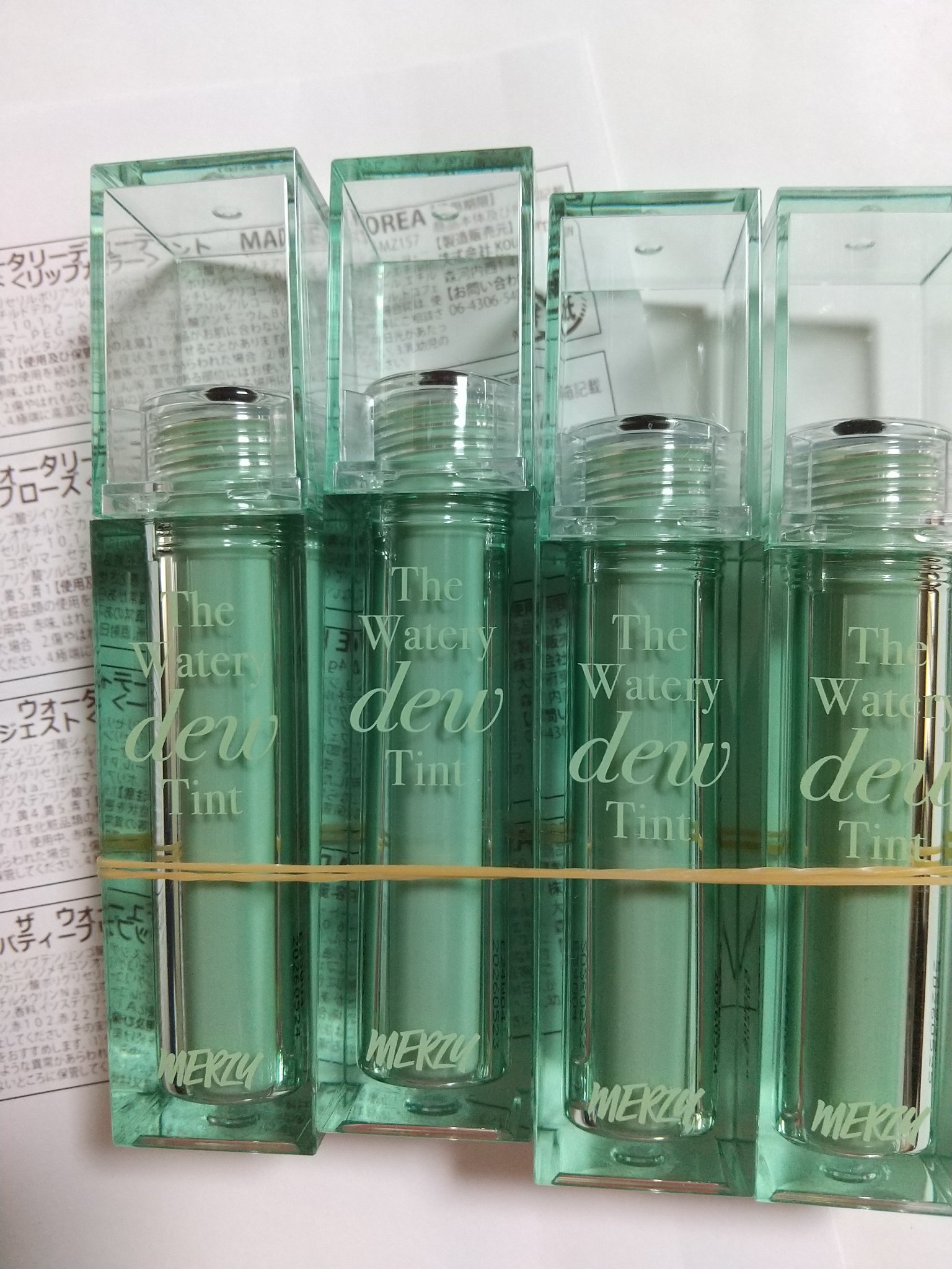 ザ ウォータリーデューティント/MERZY/リップティントを使ったクチコミ（1枚目）