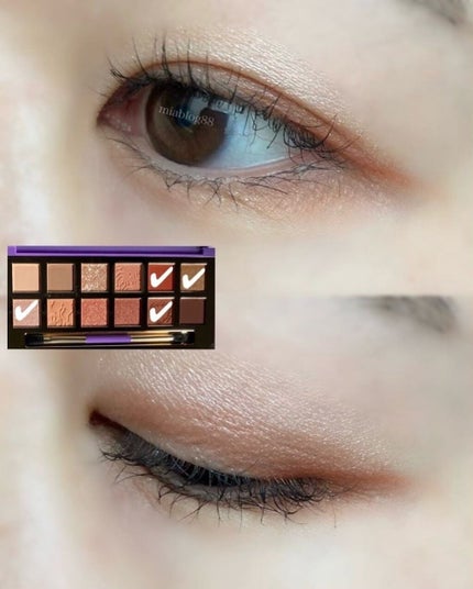 Hexze PRO流れ星釉薬12色アイシャドウ/HEXZE(ヘックスゼ)/アイシャドウパレットを使ったクチコミ(8枚目)