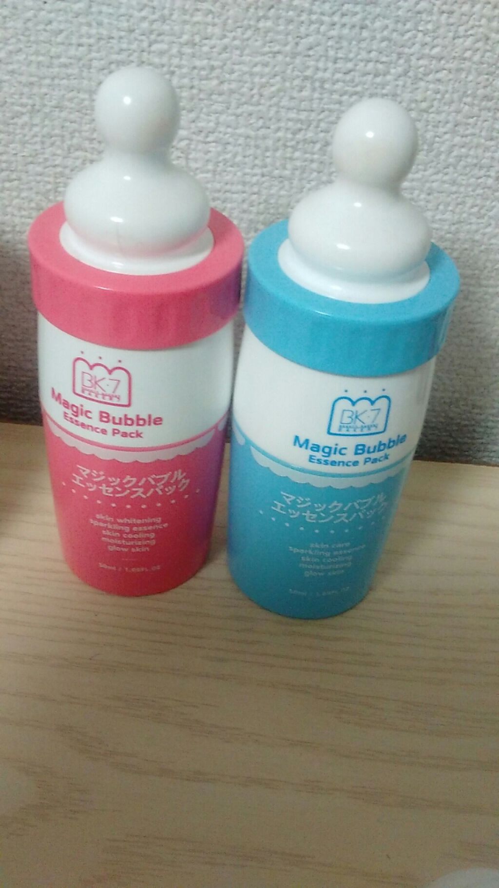 マジックバブルエッセンスパック(ピンク) /BAKER7/洗い流すパック・マスクを使ったクチコミ(3枚目)
