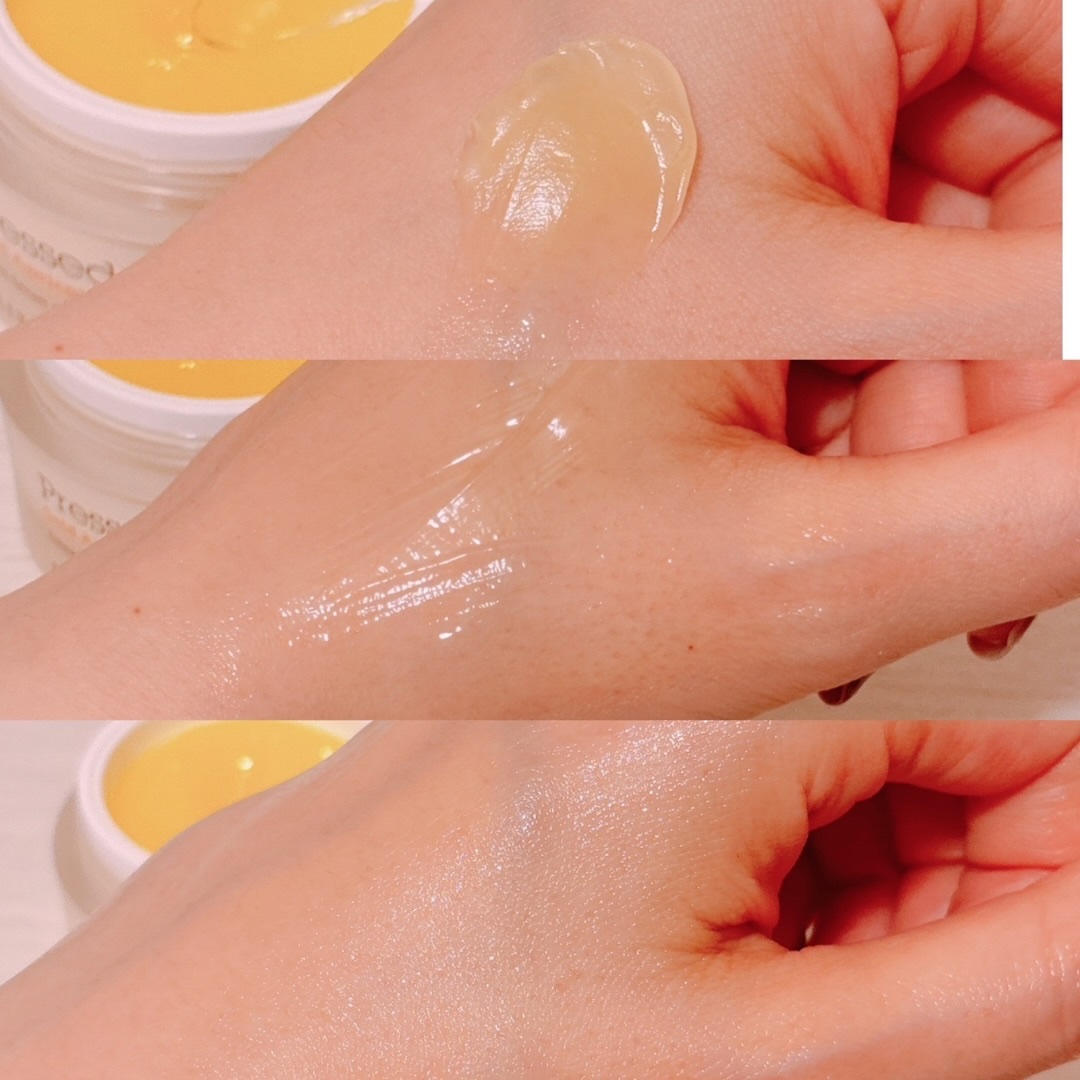 Pressed Serum Gold Apricot/BLITHE/美容液を使ったクチコミ（3枚目）