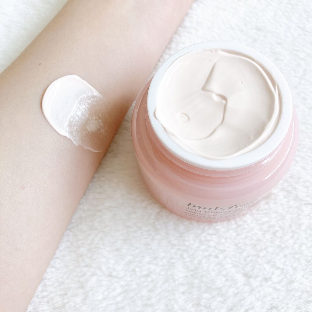 チェリーブロッサム トーンアップ クリーム UV/innisfree/フェイスクリームを使ったクチコミ（2枚目）