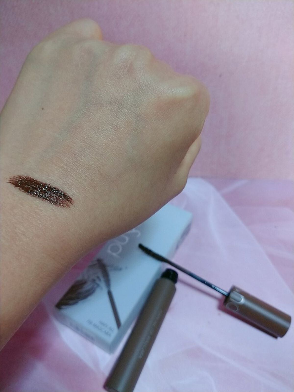 ハンオールフィックスマスカラ/rom&nd/マスカラを使ったクチコミ(2枚目)