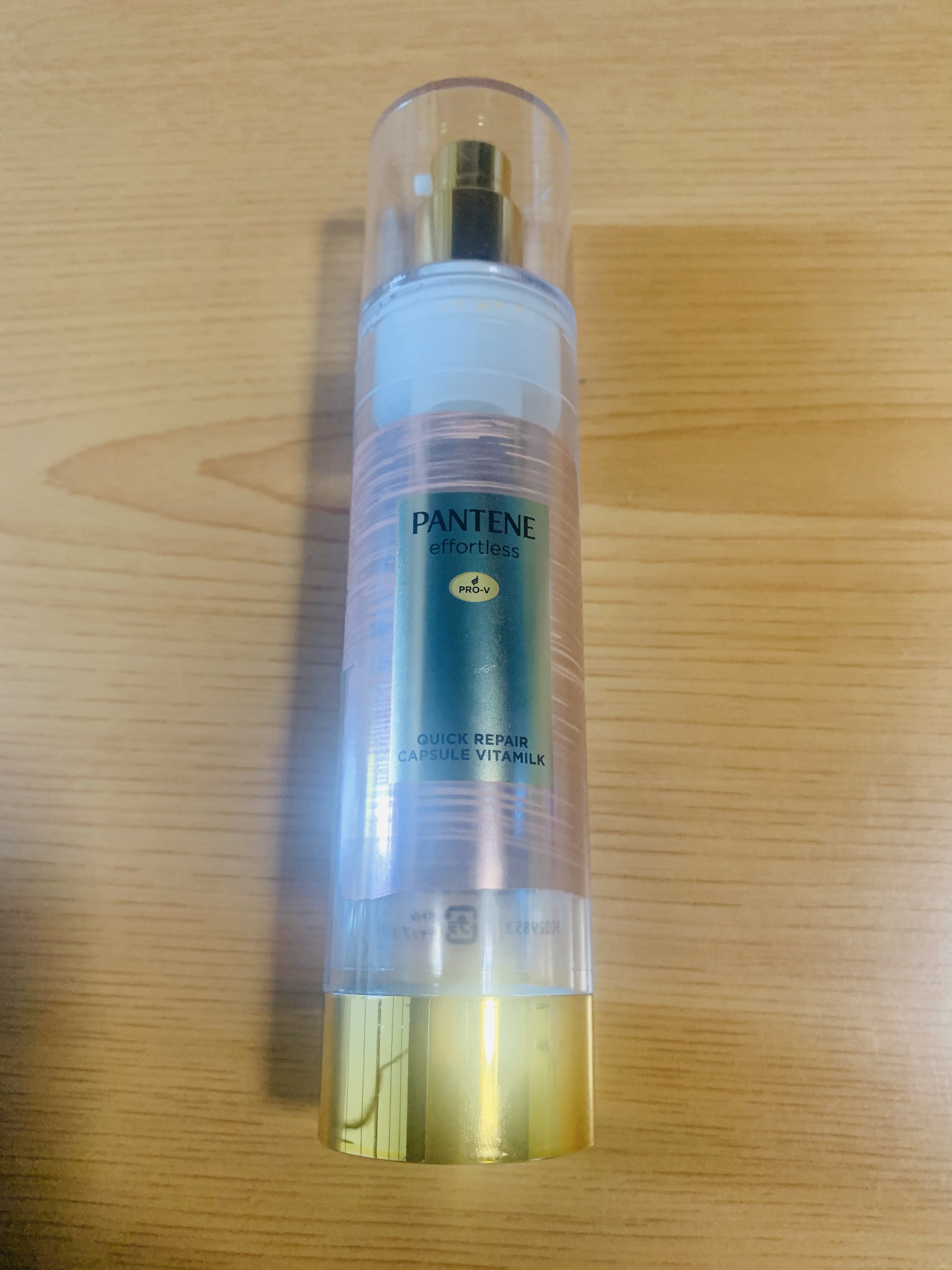 パンテーン エフォートレス クイック リペアー カプセル ヴィタミルク(洗い流さないトリートメント）/パンテーン/ヘアミルクを使ったクチコミ（1枚目）