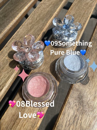 ジルスチュアート クリスタルブルーム ジェリービジュー 09 Something Pure Blue/JILL STUART/ジェル・クリームアイシャドウを使ったクチコミ（1枚目）