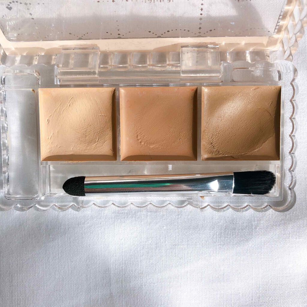 カラーミキシングコンシーラー 02 ナチュラルベージュ/キャンメイク/パレットコンシーラーを使ったクチコミ（2枚目）