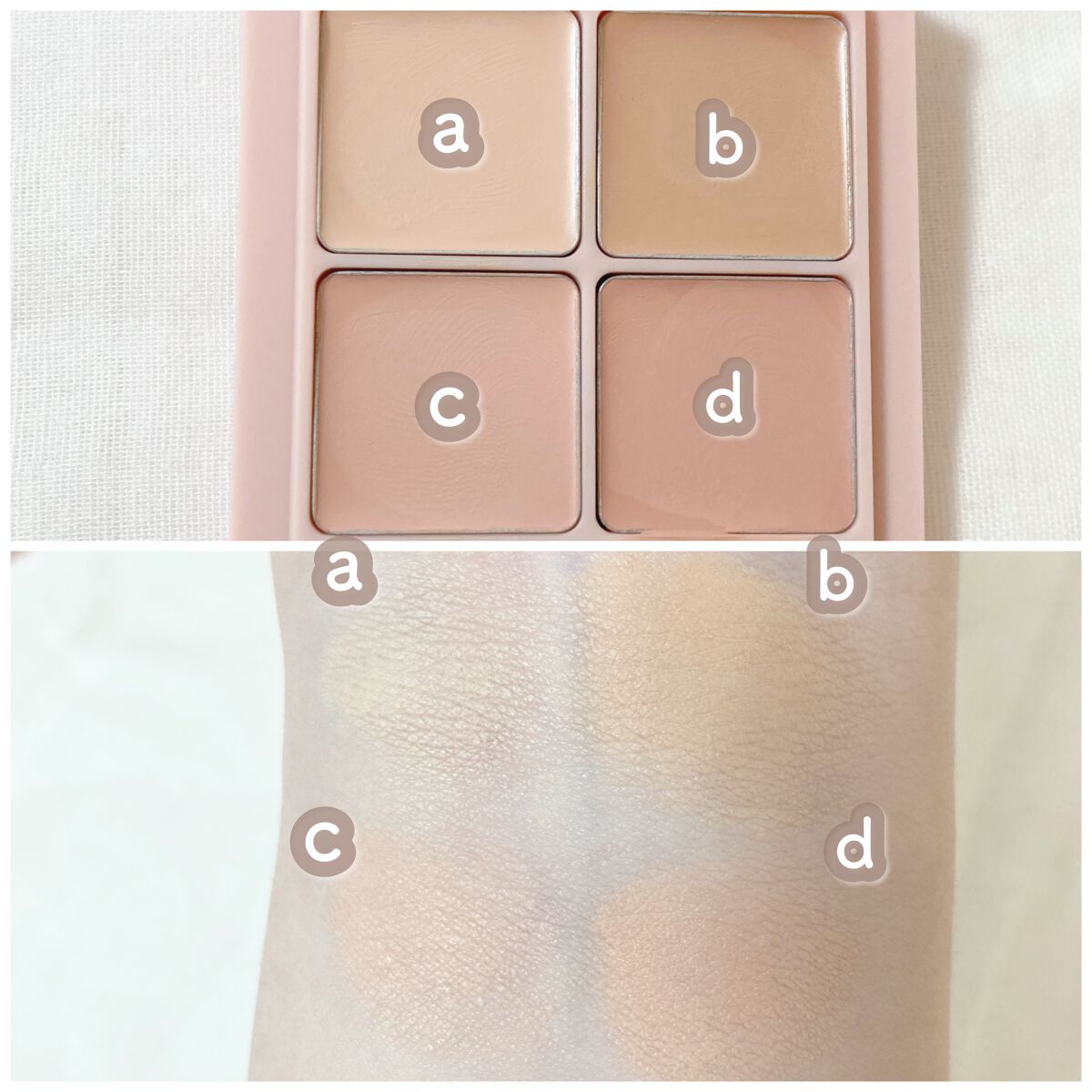 ミックスマッチコンシーラー/BLING GLOW/パレットコンシーラーを使ったクチコミ(3枚目)