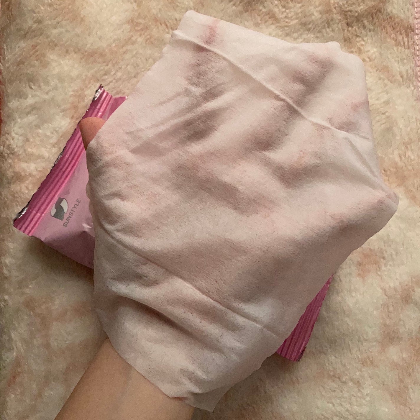 クレンジングシートしっとりタイプ/SUNSTYLE/クレンジングシートを使ったクチコミ(3枚目)