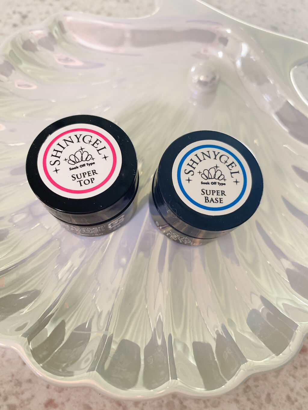 スーパーベース/SHINYGEL/ジェルネイルを使ったクチコミ（1枚目）