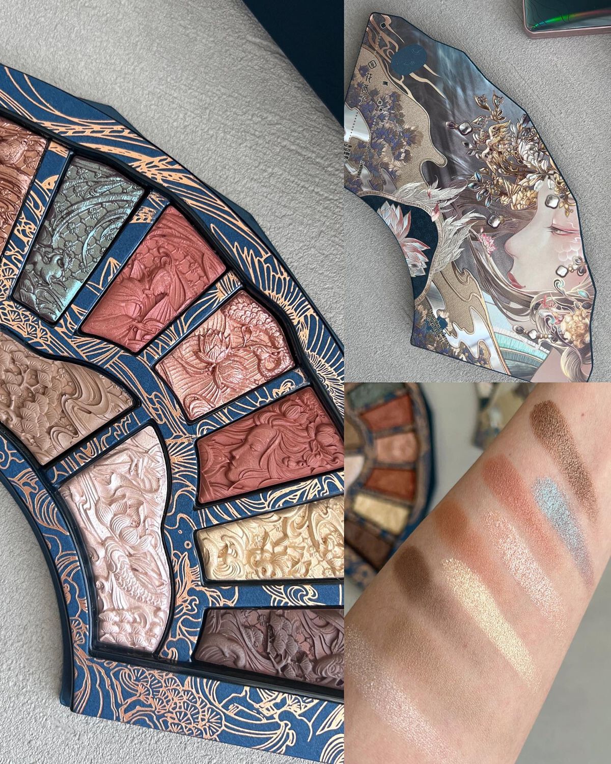 双花彫刻 ハイライト/花西子/パウダーハイライトを使ったクチコミ(9枚目)