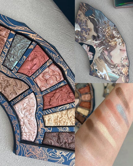 双花彫刻 ハイライト/花西子/パウダーハイライトを使ったクチコミ(9枚目)