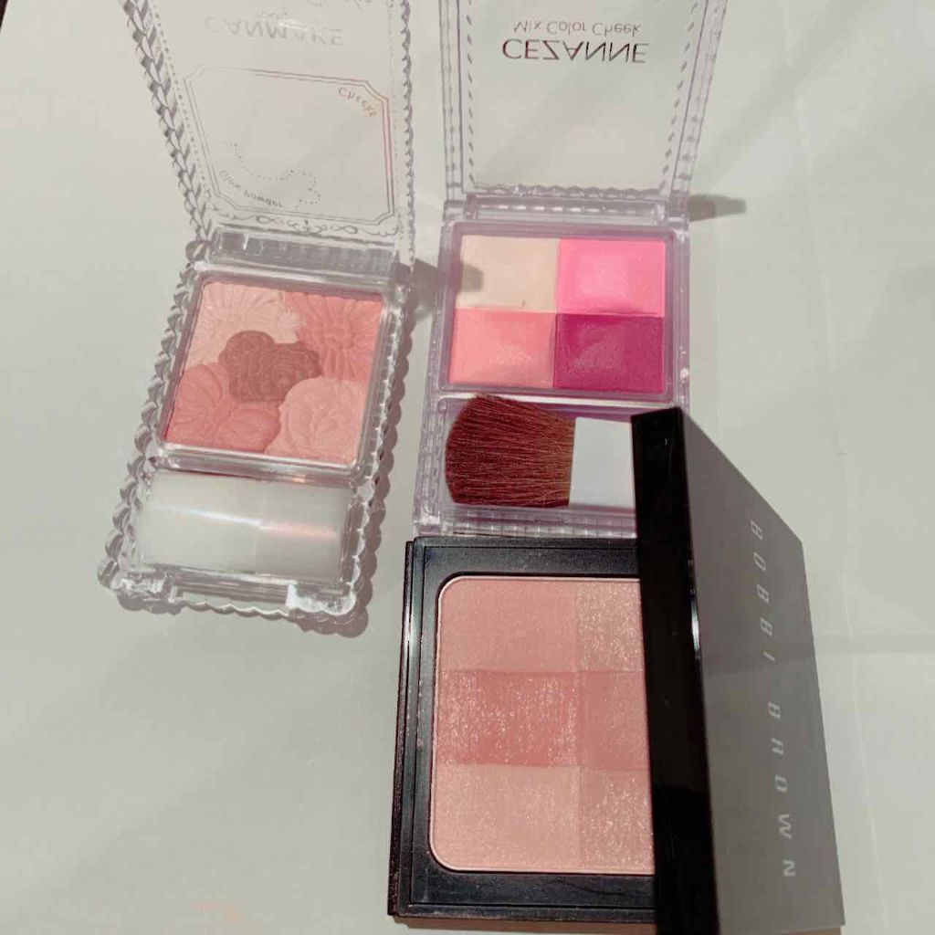 グロウフルールチークス/キャンメイク/パウダーチークを使ったクチコミ（1枚目）