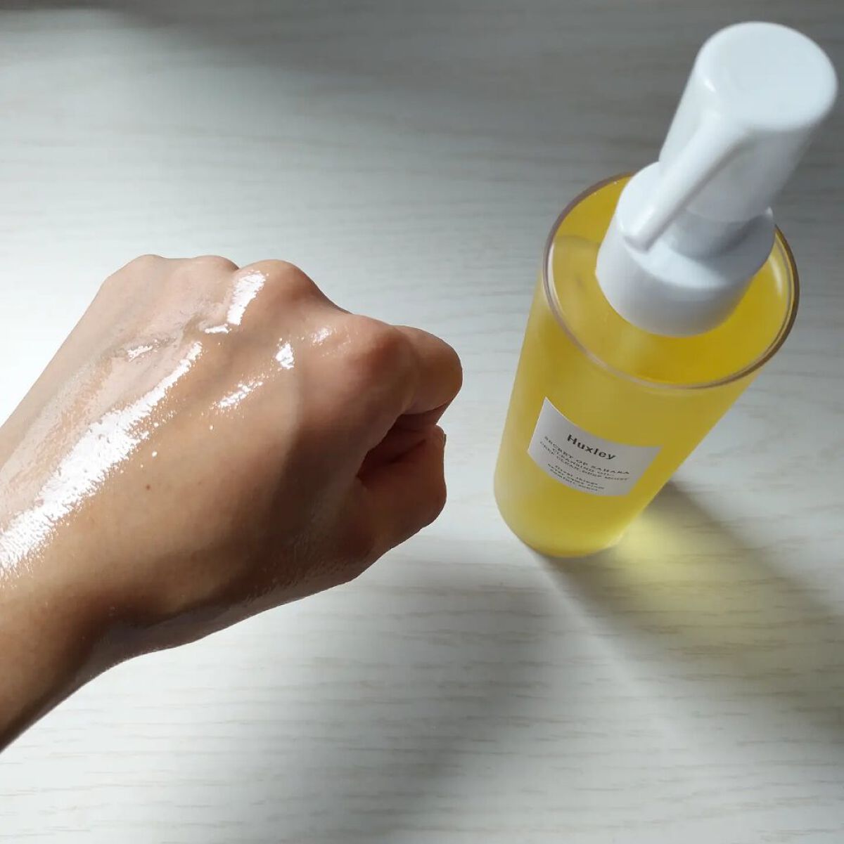 クレンジングオイル ディープクリーン ディープモイスト/Huxley/オイルクレンジングを使ったクチコミ（3枚目）