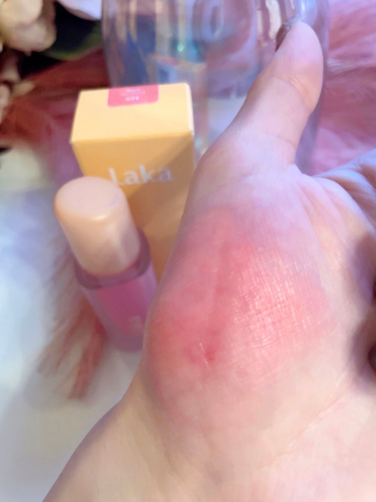 フルーティーグラムティント/Laka/リップティントを使ったクチコミ(7枚目)