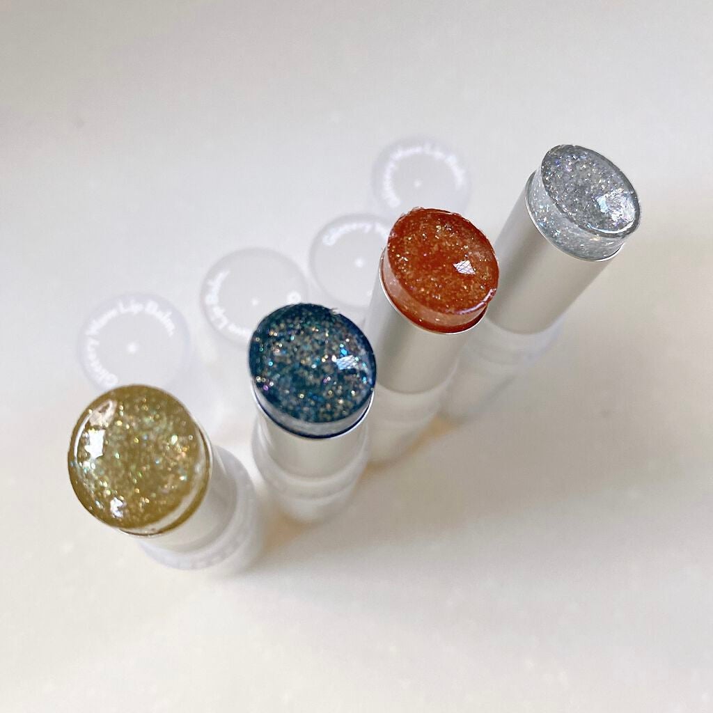 グリッタリーウェブリップバーム/unleashia/リップケアを使ったクチコミ(5枚目)