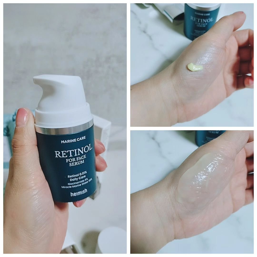マリンケア レチノールアイセラム/heimish/アイケア・アイクリームを使ったクチコミ（3枚目）