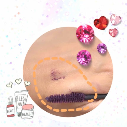 エナメルコート カラーマスカラ/リンメル ロンドン/マスカラを使ったクチコミ(2枚目)