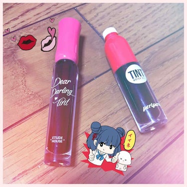 ♥#ETUDEHOUSE 
#ディアダーリンウォータージェルティント RD302 マンゴスチン


様々なカラーが展開されていて、つい全部揃えたくなっちゃいます。
今回私はマンゴスチンを購入しました！
