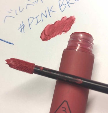 3CE VELVET LIP TINT/3CE/口紅を使ったクチコミ（2枚目）