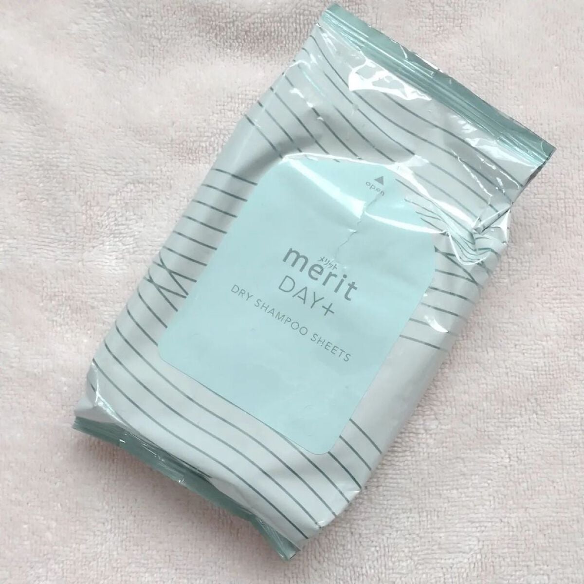 メリット ドライシャンプーシート すっきり爽快タイプ/メリット/ドライシャンプーを使ったクチコミ(1枚目)
