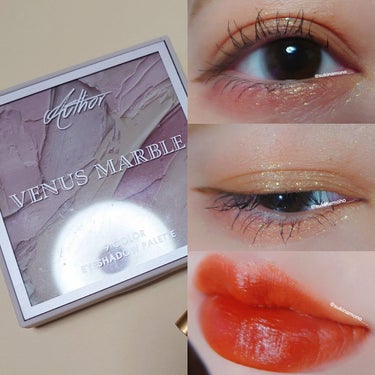 VenusMarble 9色アイシャドウパレット/Venus Marble/アイシャドウパレットを使ったクチコミ（5枚目）