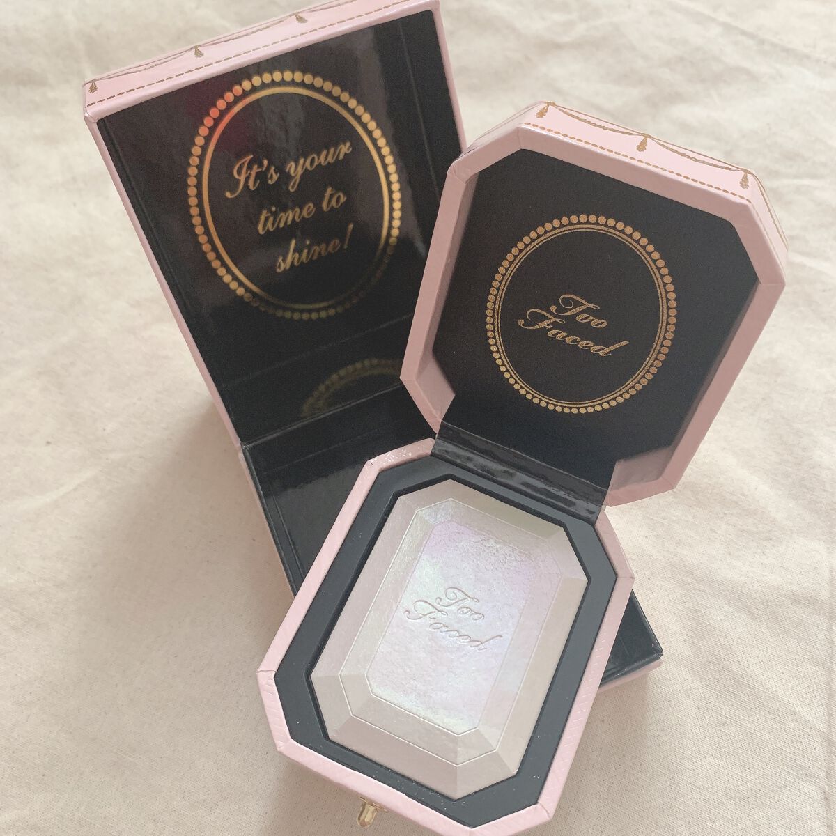 ダイヤモンドライト マルチユース ハイライター/Too Faced/パウダーハイライトを使ったクチコミ（2枚目）