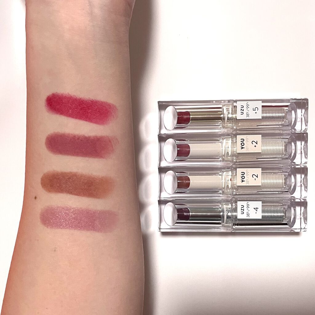  38°C / 99°F Lipstick <TOKYO>/UZU BY FLOWFUSHI/口紅を使ったクチコミ（2枚目）