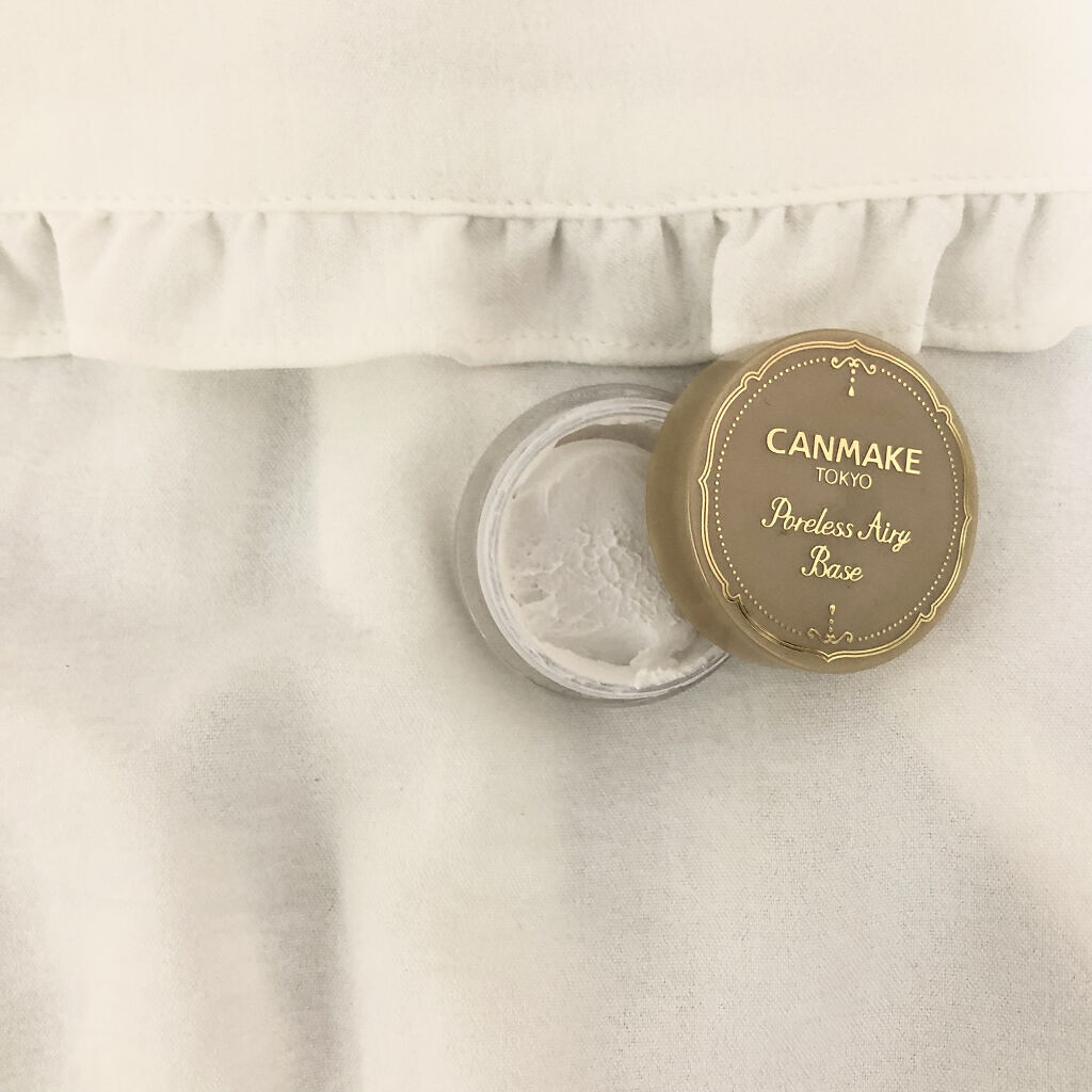 ポアレスエアリーベース/キャンメイク/化粧下地を使ったクチコミ（3枚目）