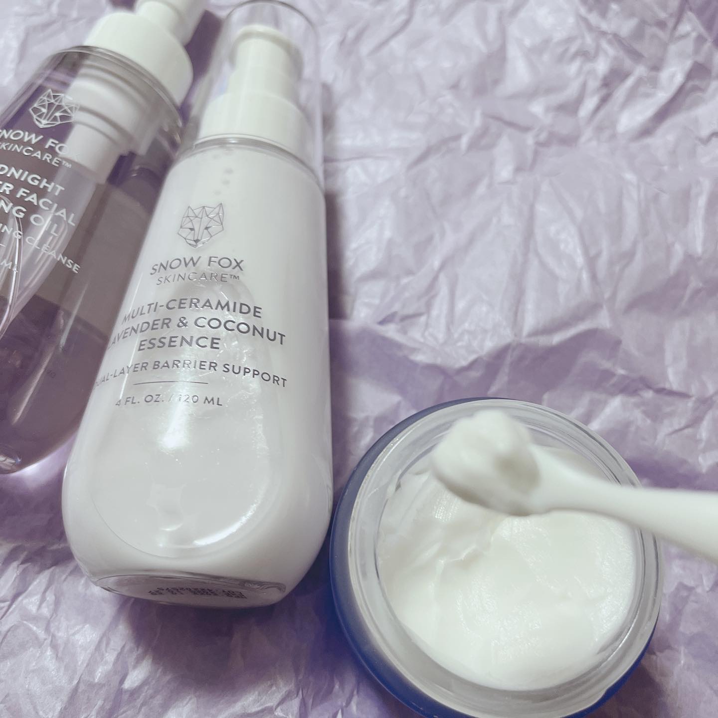 グッドナイト フレンチ ガーデン フェイシャル クレンジング オイル/SNOW FOX SKINCARE/オイルクレンジングを使ったクチコミ（2枚目）