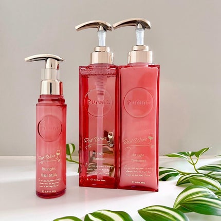 プルント リライトペアセット レッドワイン/Purunt./市販シャンプーを使ったクチコミ(10枚目)