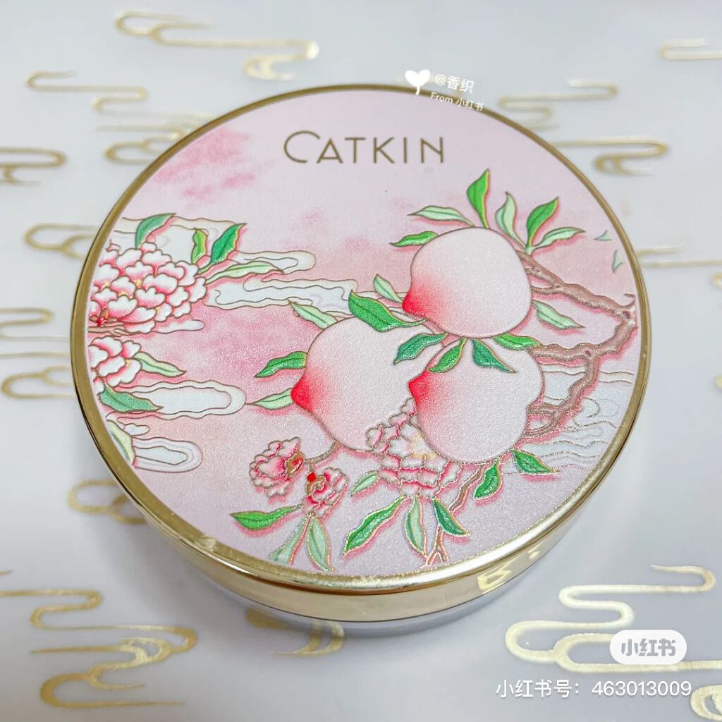 卡婷桃花源蜜粉散粉/CATKIN/ルースパウダーを使ったクチコミ（2枚目）