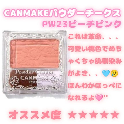 グロウフルールチークス/キャンメイク/パウダーチークを使ったクチコミ(5枚目)