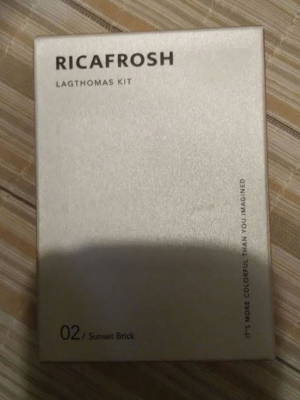 ラグトーマス・キット/RICAFROSH/アイシャドウパレットを使ったクチコミ(2枚目)