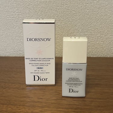 スノー メイクアップ ベース UV35 SPF35／PA+++ ブルー シェード/Dior/化粧下地を使ったクチコミ（2枚目）