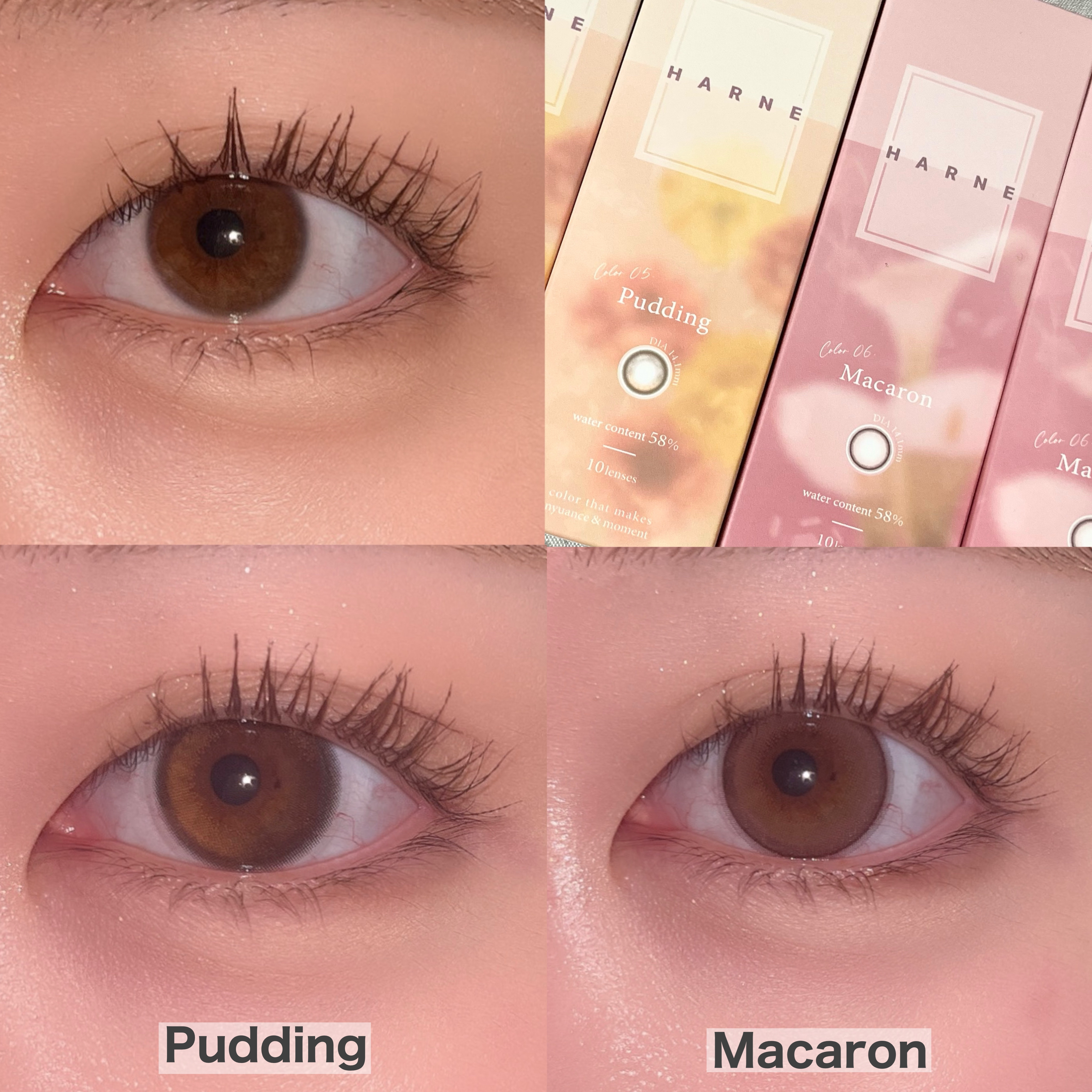 HARNE 1day/HARNE/ワンデー（１DAY）カラコンを使ったクチコミ（3枚目）