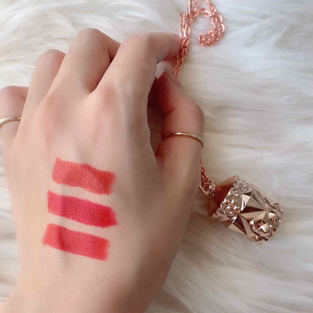 1本3色口紅/ライバルはデパートGracefulsmile/口紅を使ったクチコミ(2枚目)