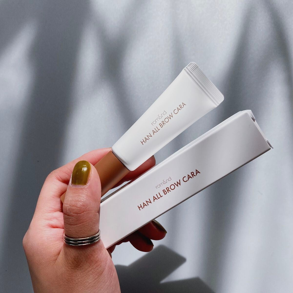 ハンオールブロウカラ/rom&nd/眉マスカラを使ったクチコミ(1枚目)