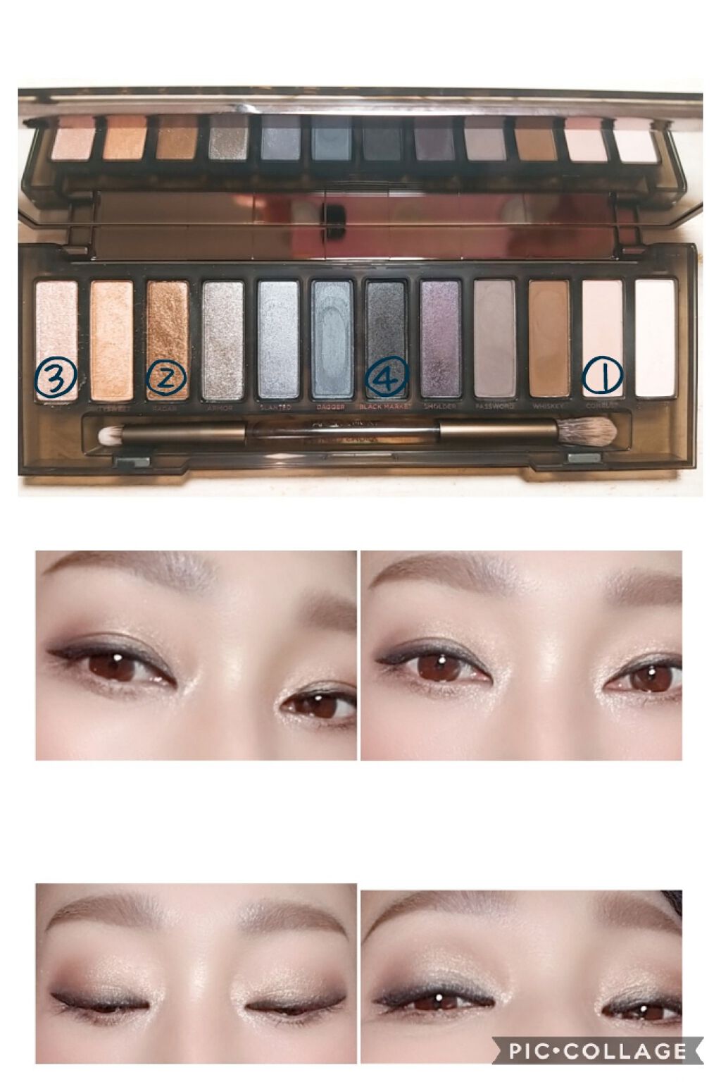 NAKED SMOKY/アーバンディケイ/アイシャドウパレットを使ったクチコミ（3枚目）