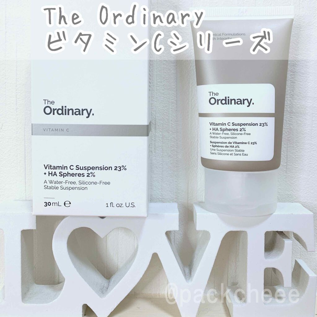 Cサスペンション23+HAスフィア2フェイスクリーム/The Ordinary/美容液を使ったクチコミ（1枚目）