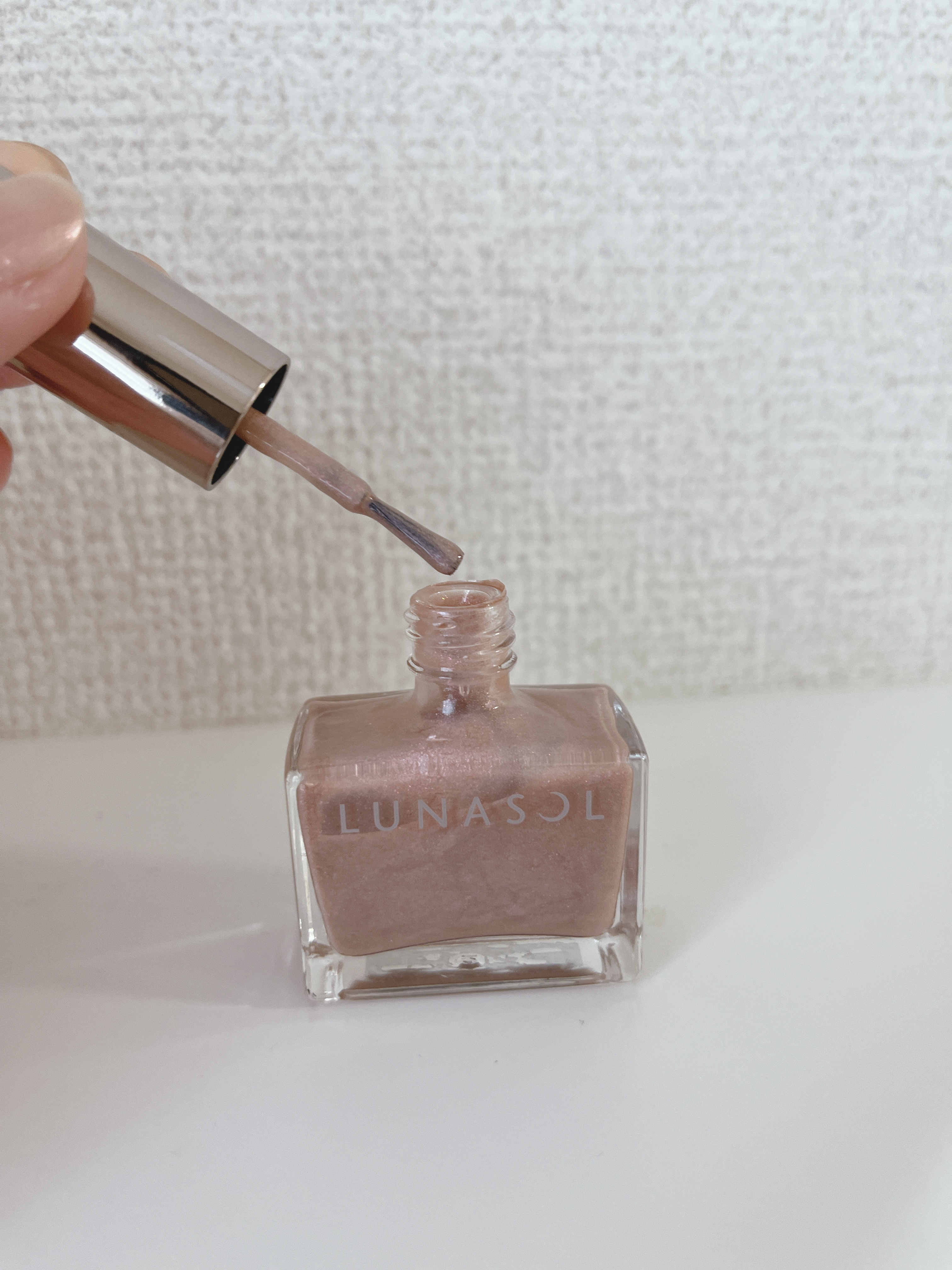 ルナソル ネイルポリッシュ EX34 Rosy Dust/LUNASOL/マニキュアを使ったクチコミ（2枚目）