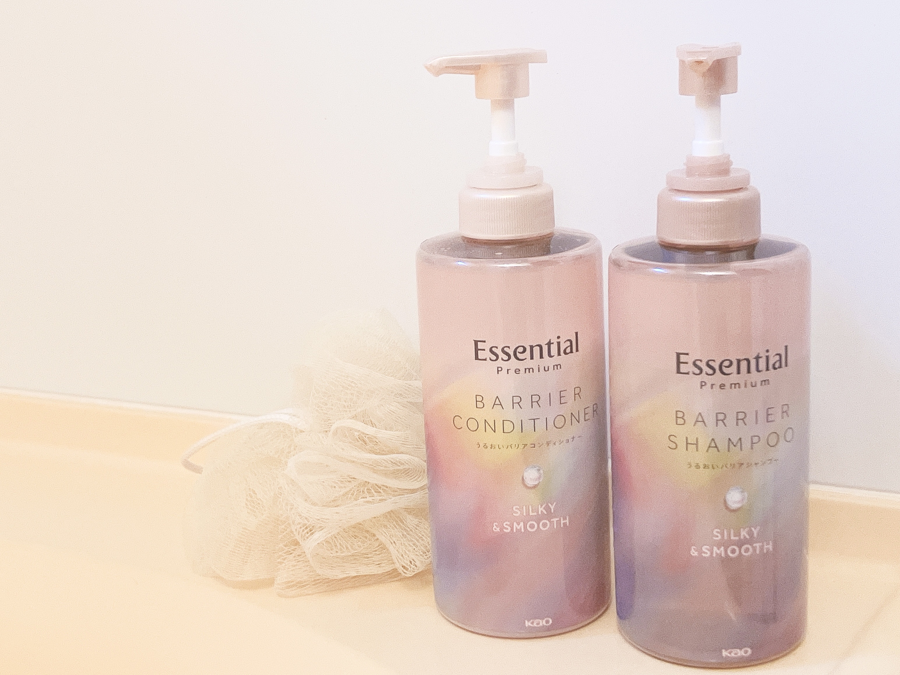 エッセンシャルプレミアム バリアシャンプー・コンディショナー シルキー＆スムース/エッセンシャル/市販シャンプーを使ったクチコミ（1枚目）