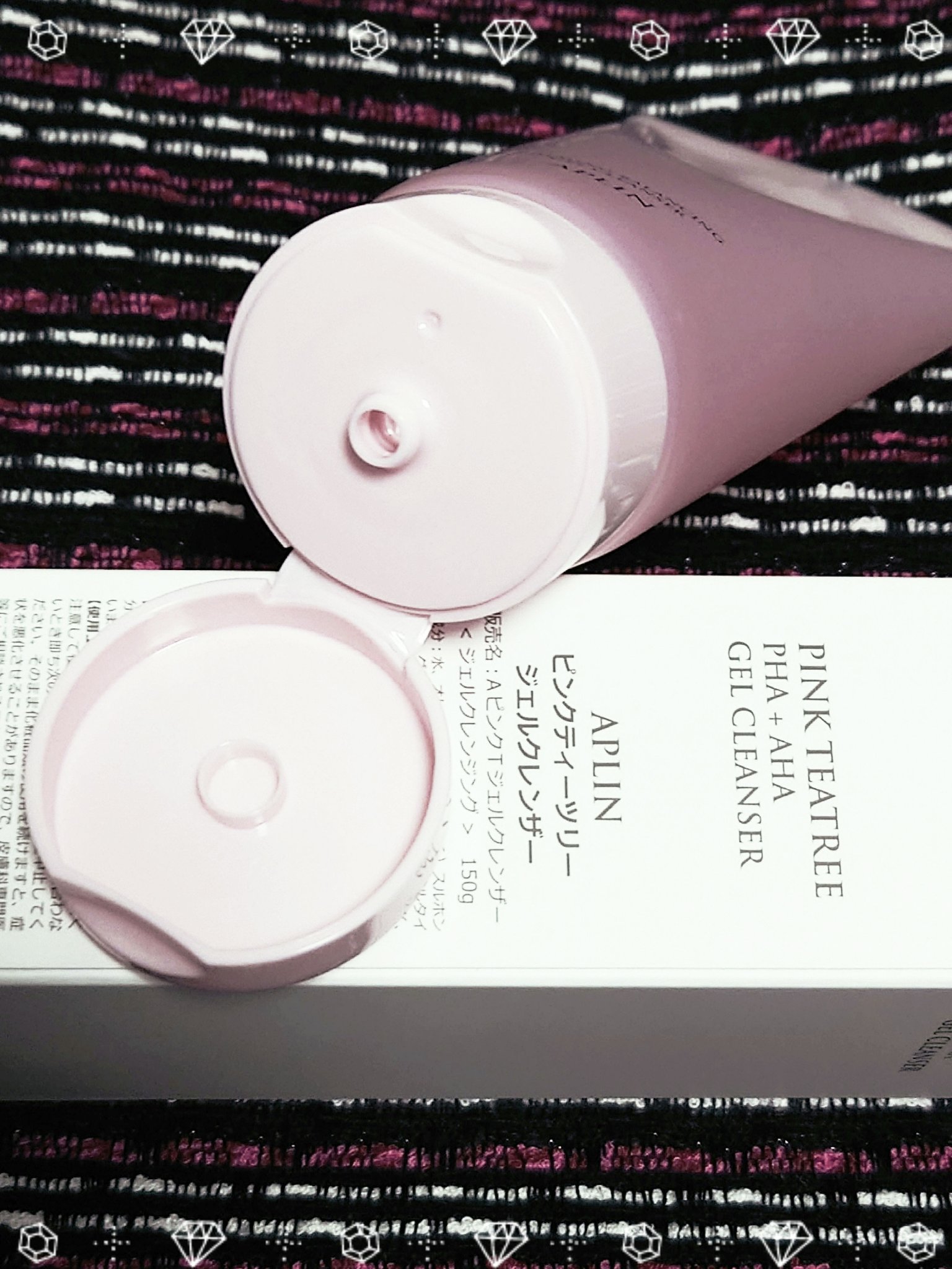 ピンクティーツリージェルクレンザー/APLIN/その他洗顔料を使ったクチコミ（2枚目）