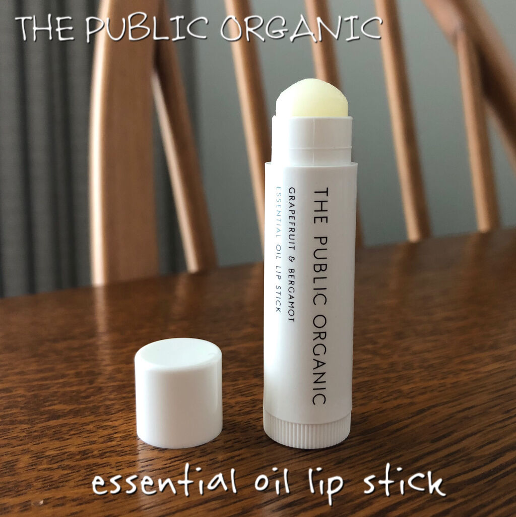 オーガニック認証 精油リップスティック スーパーポジティブ ライズ/THE PUBLIC ORGANIC/リップクリームを使ったクチコミ（1枚目）