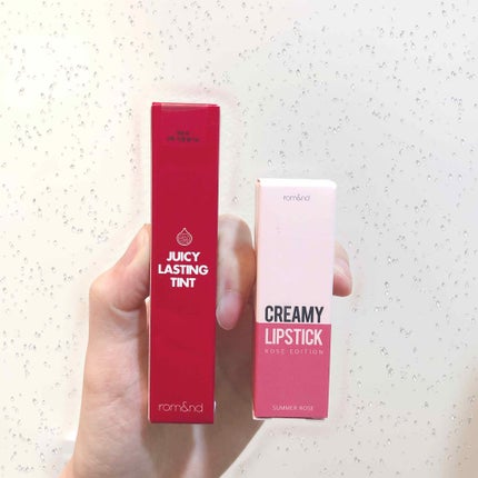 クリーミーリップスティック/rom&nd/口紅を使ったクチコミ(2枚目)